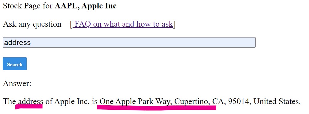 address example